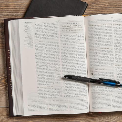 CSB Tony Evans Study Bible, Hardcover, Black Letter, Study Notes and Commentary, Articles, Videos, Charts, Easy-to-Read Bible Serif Type - ADOREbyEller