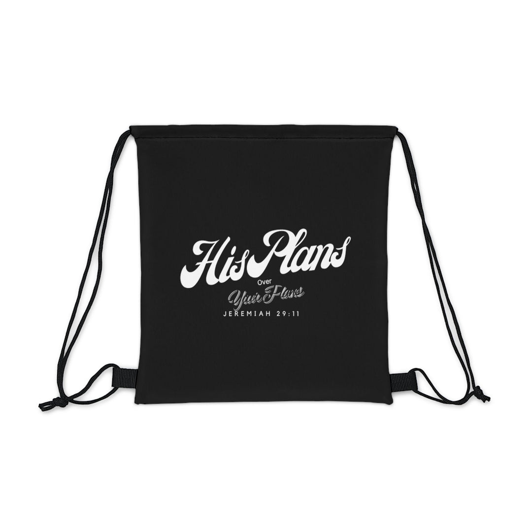 Black Outdoor Drawstring Bag - ADOREbyEller