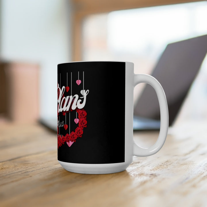 Black/Red Ceramic Mug 15oz - ADOREbyEller