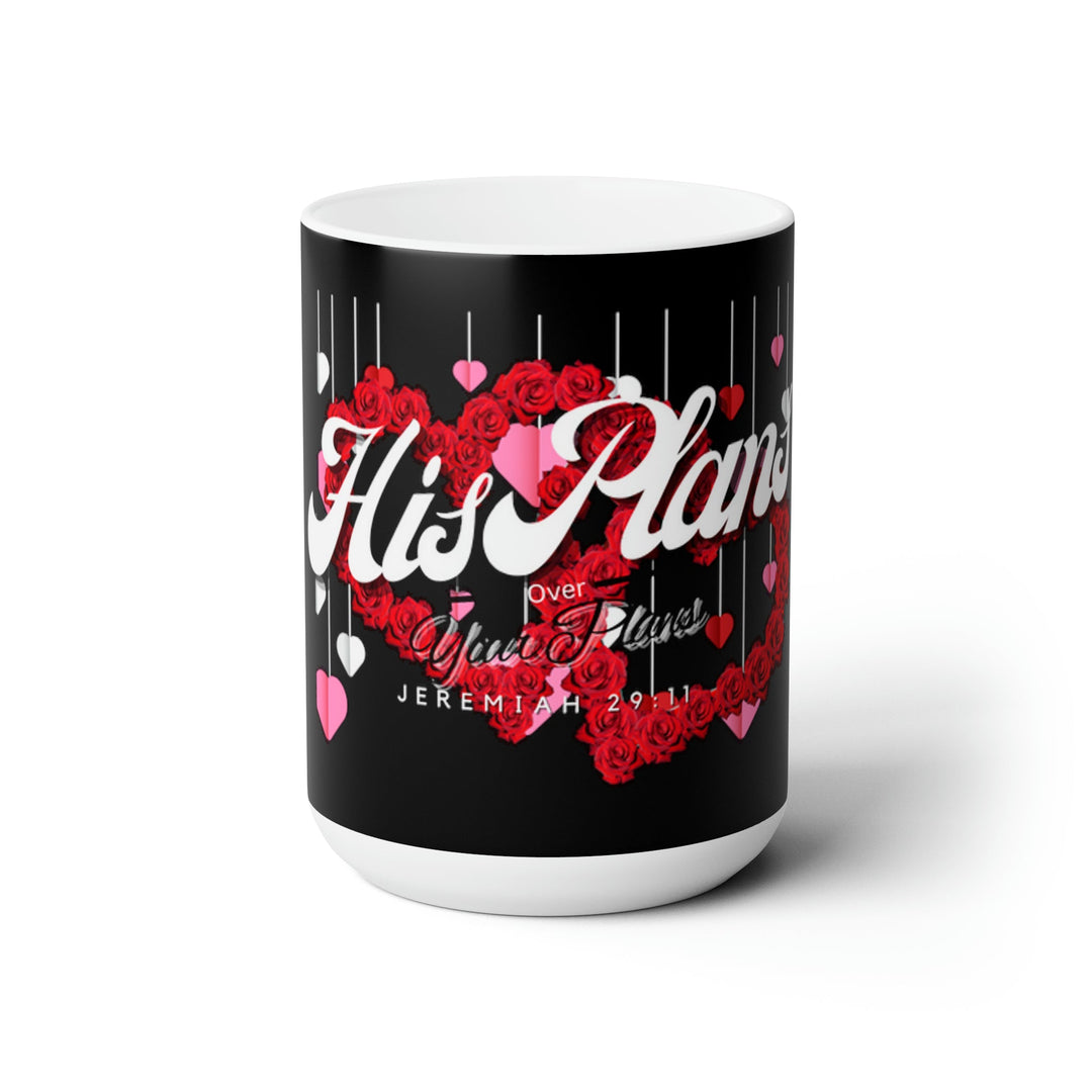 Black/Red Ceramic Mug 15oz - ADOREbyEller