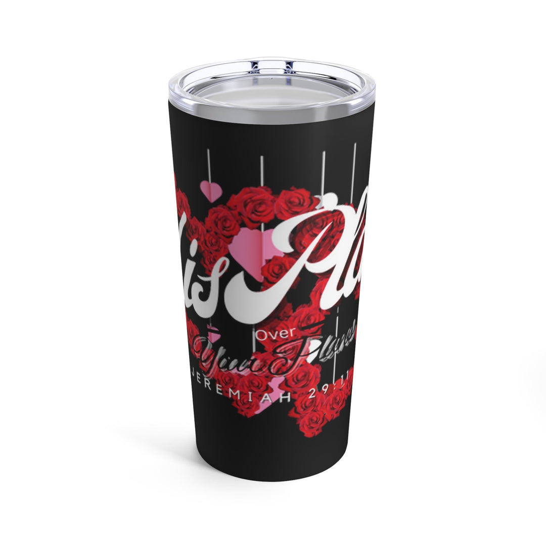 Black/Red Tumbler 20oz - ADOREbyEller