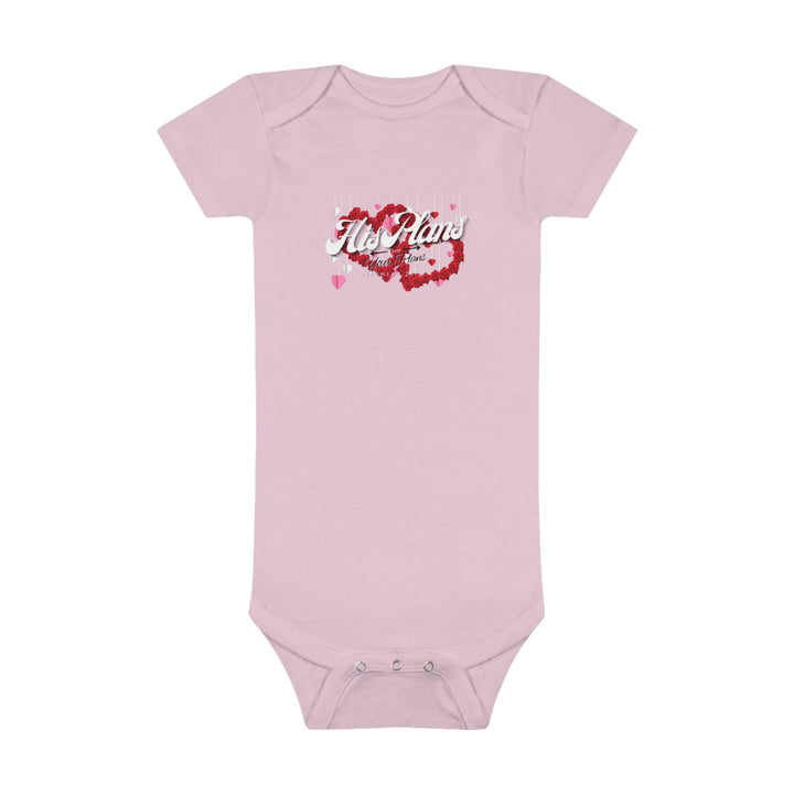 His Plans Over Your Plans - Baby Short Sleeve Onesie® - ADOREbyEller