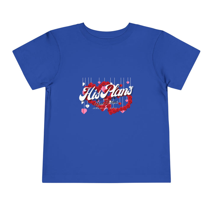 His Plans Over Your Plans - Toddler Short Sleeve Tee - ADOREbyEller