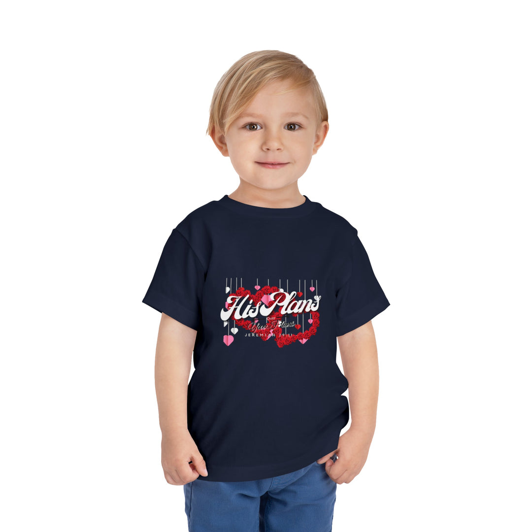 His Plans Over Your Plans - Toddler Short Sleeve Tee - ADOREbyEller