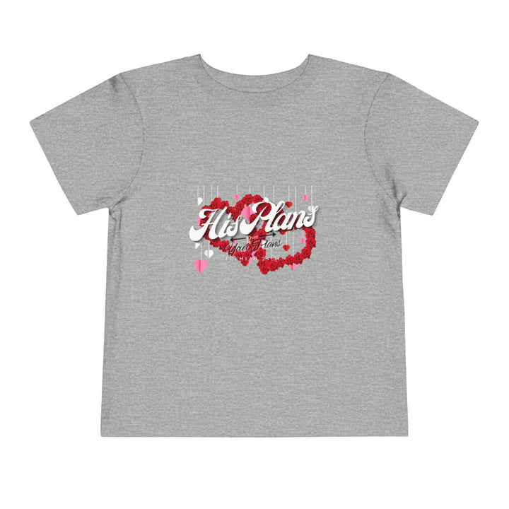 His Plans Over Your Plans - Toddler Short Sleeve Tee - ADOREbyEller