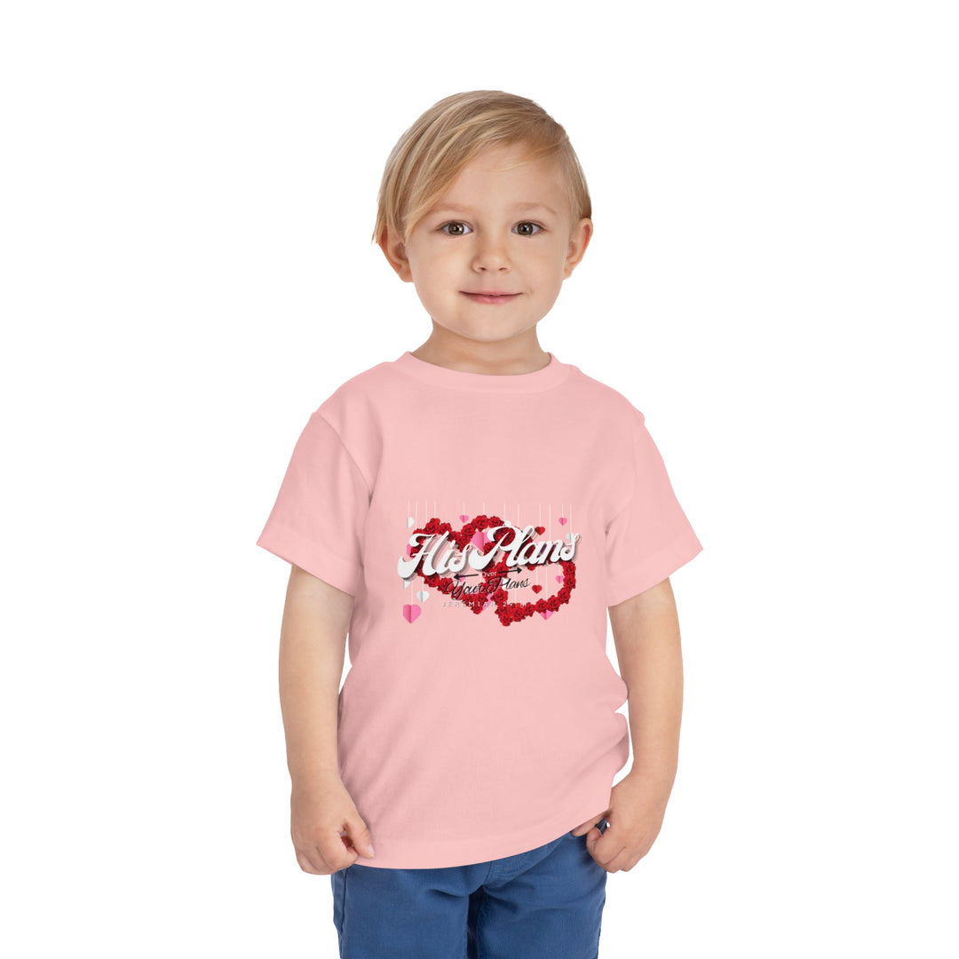His Plans Over Your Plans - Toddler Short Sleeve Tee - ADOREbyEller