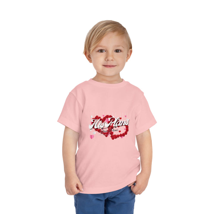 His Plans Over Your Plans - Toddler Short Sleeve Tee - ADOREbyEller
