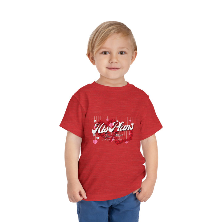 His Plans Over Your Plans - Toddler Short Sleeve Tee - ADOREbyEller