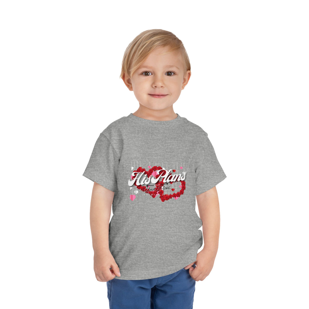 His Plans Over Your Plans - Toddler Short Sleeve Tee - ADOREbyEller
