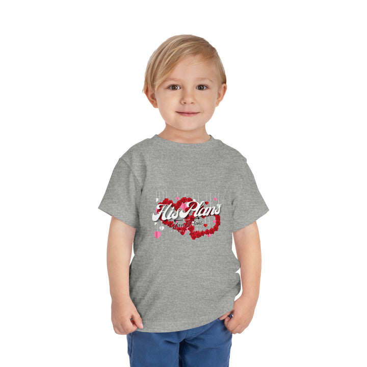 His Plans Over Your Plans - Toddler Short Sleeve Tee - ADOREbyEller