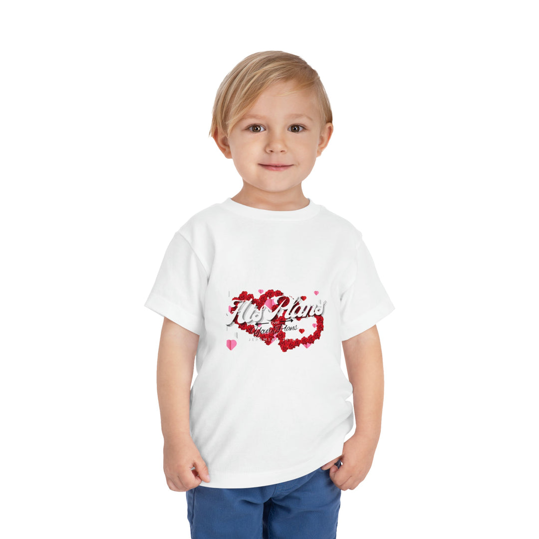 His Plans Over Your Plans - Toddler Short Sleeve Tee - ADOREbyEller
