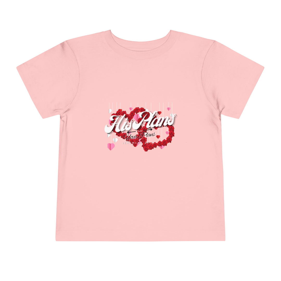 His Plans Over Your Plans - Toddler Short Sleeve Tee - ADOREbyEller