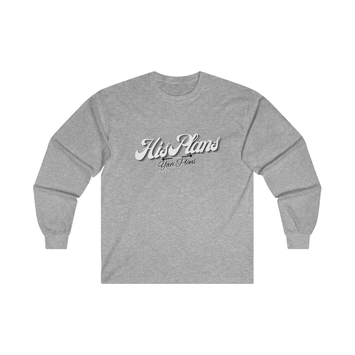 His Plans Over Your Plans - Unisex Adult Long Sleeve Tee - ADOREbyEller