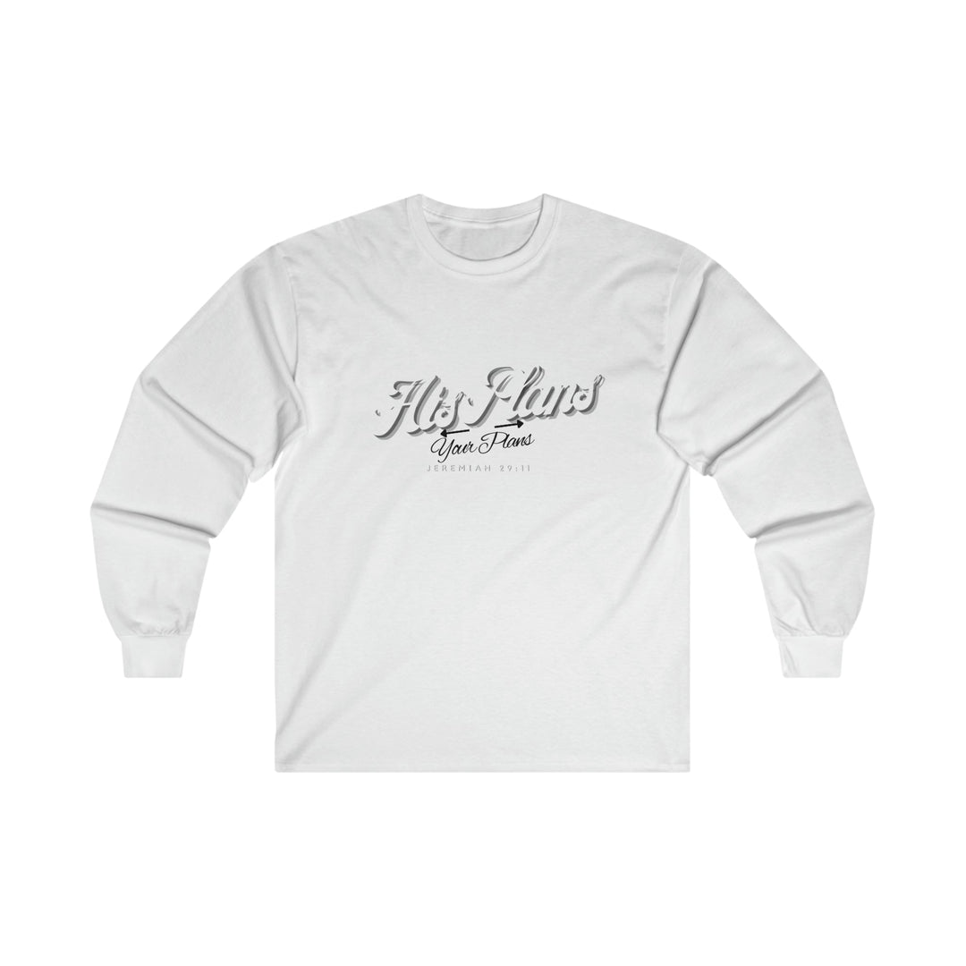 His Plans Over Your Plans - Unisex Adult Long Sleeve Tee - ADOREbyEller