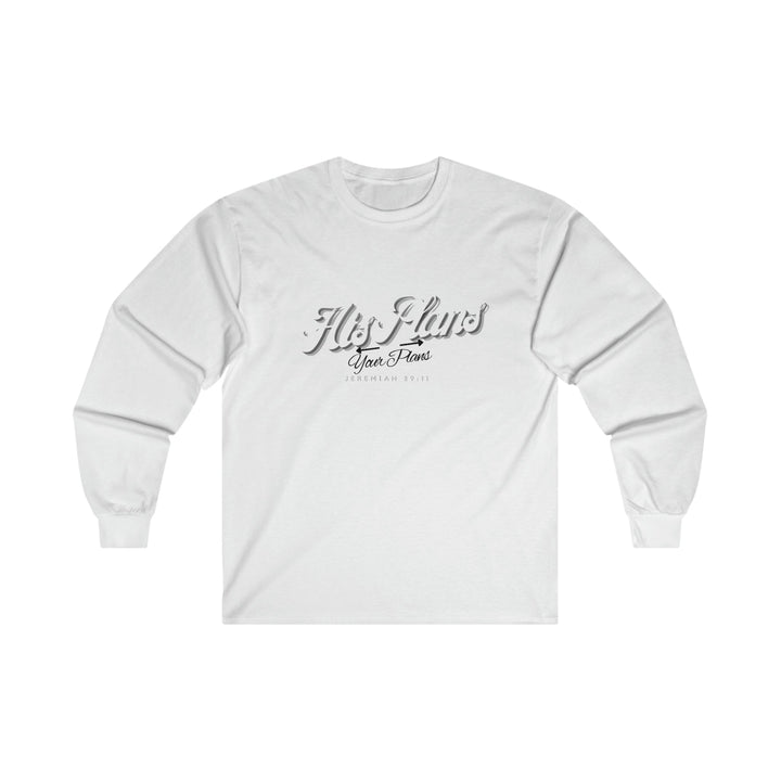 His Plans Over Your Plans - Unisex Adult Long Sleeve Tee - ADOREbyEller