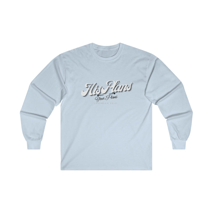 His Plans Over Your Plans - Unisex Adult Long Sleeve Tee - ADOREbyEller