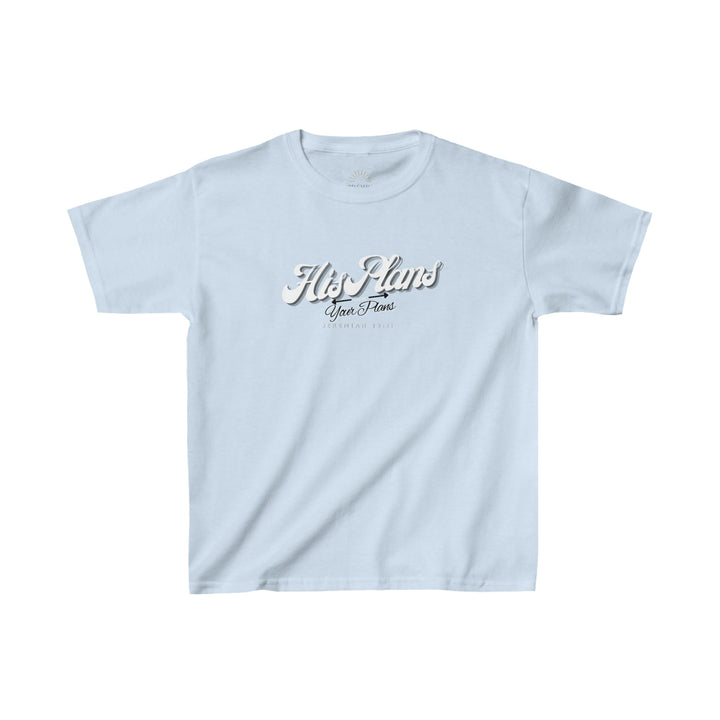 His Plans Over Your Plans - Youth Short Sleeve Tee - ADOREbyEller