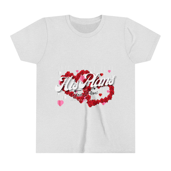 His Plans Over Your Plans - Youth Short Sleeve Tee - ADOREbyEller