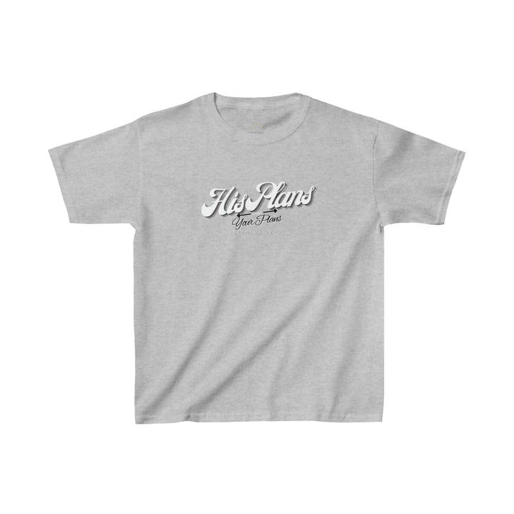 His Plans Over Your Plans - Youth Short Sleeve Tee - ADOREbyEller