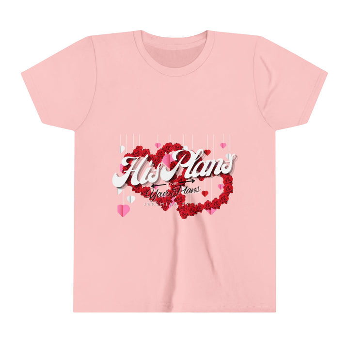 His Plans Over Your Plans - Youth Short Sleeve Tee - ADOREbyEller