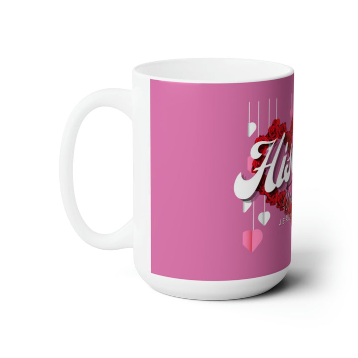 Pink/Red Ceramic Mug 15oz - ADOREbyEller