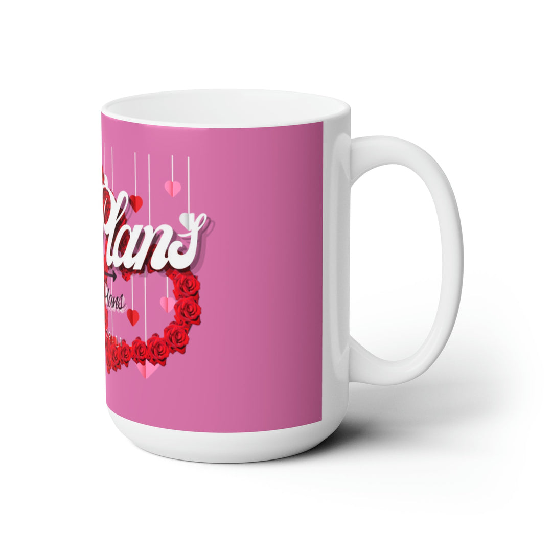 Pink/Red Ceramic Mug 15oz - ADOREbyEller