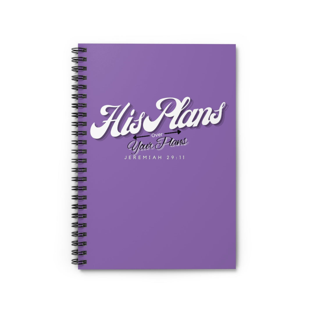 Purple Spiral Notebook - Ruled Line - ADOREbyEller