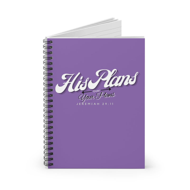 Purple Spiral Notebook - Ruled Line - ADOREbyEller