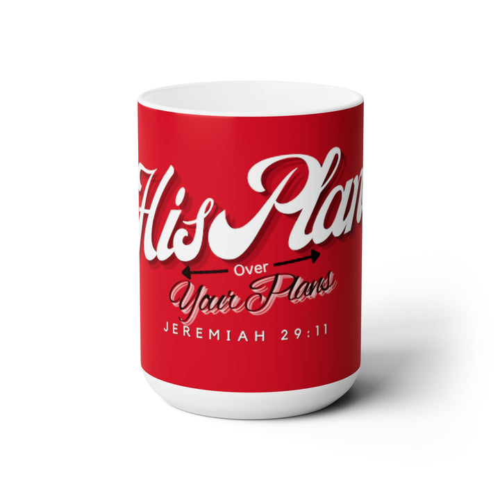 Red Ceramic Mug 15oz - ADOREbyEller