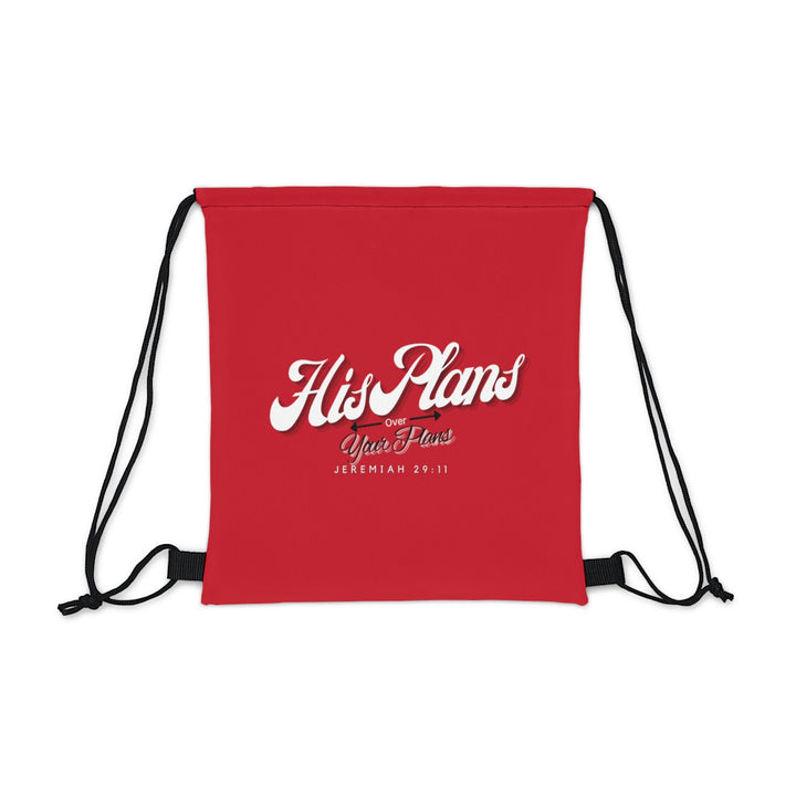 Red Outdoor Drawstring Bag - ADOREbyEller