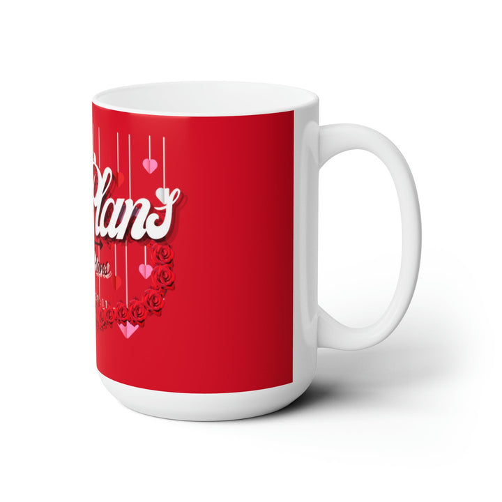 Red/Red Ceramic Mug 15oz - ADOREbyEller