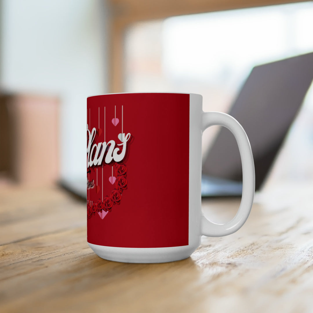 Red/Red Ceramic Mug 15oz - ADOREbyEller