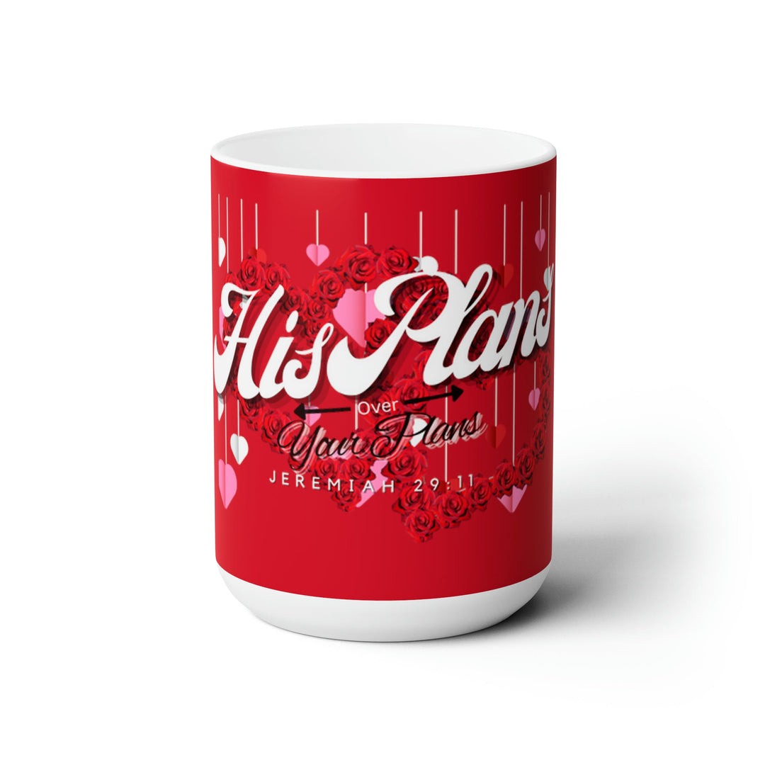 Red/Red Ceramic Mug 15oz - ADOREbyEller