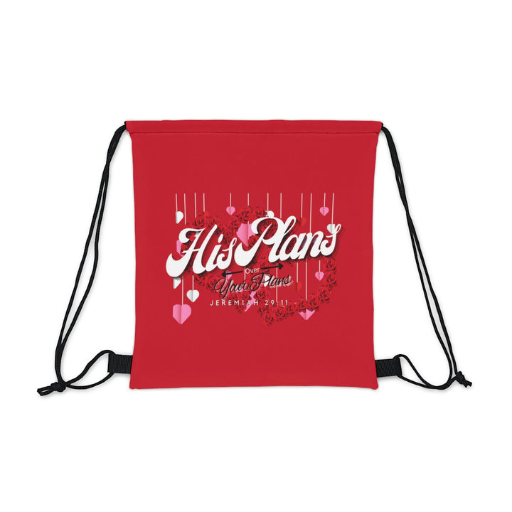 Red/Red Outdoor Drawstring Bag - ADOREbyEller