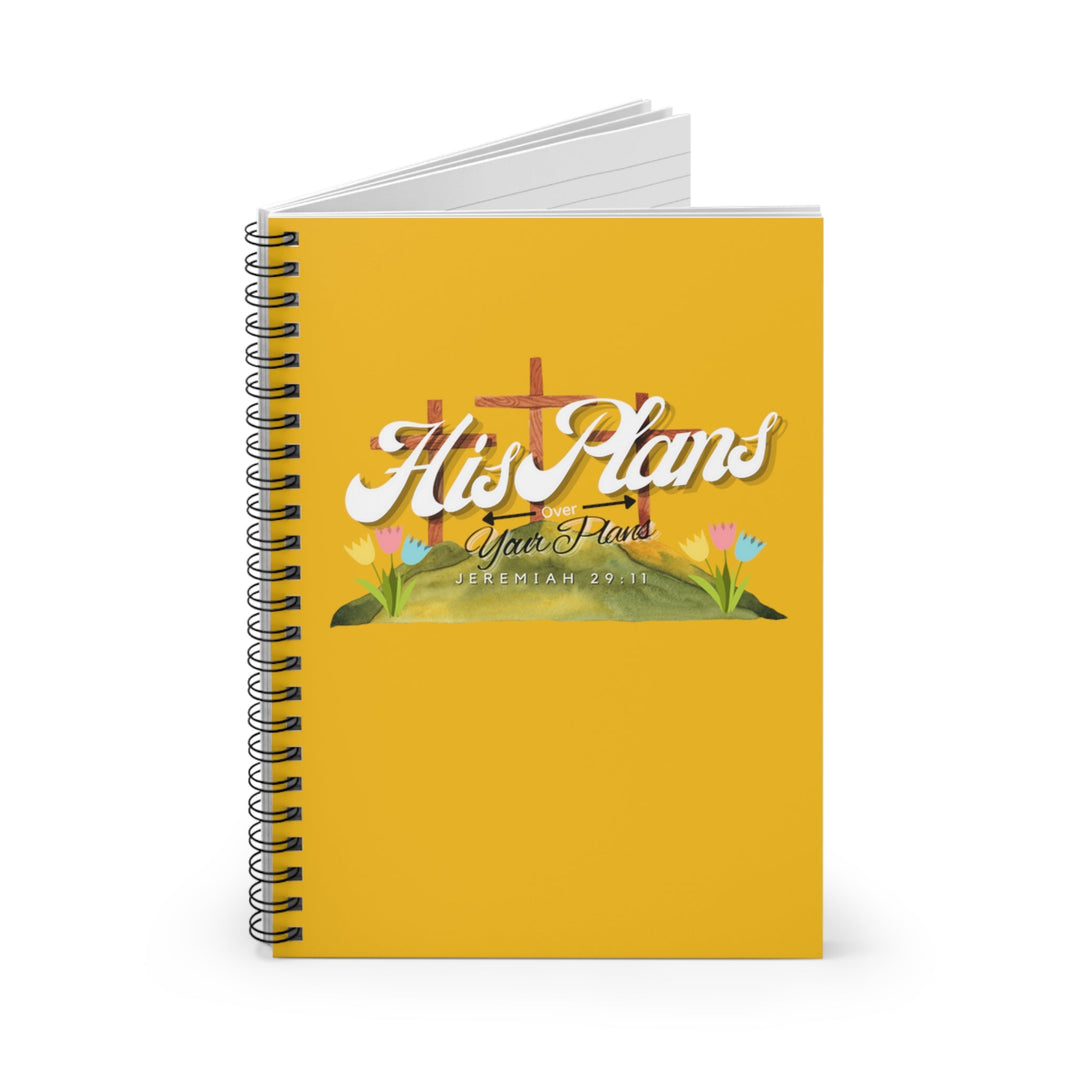 Yellow Spiral Notebook - Ruled Line - ADOREbyEller