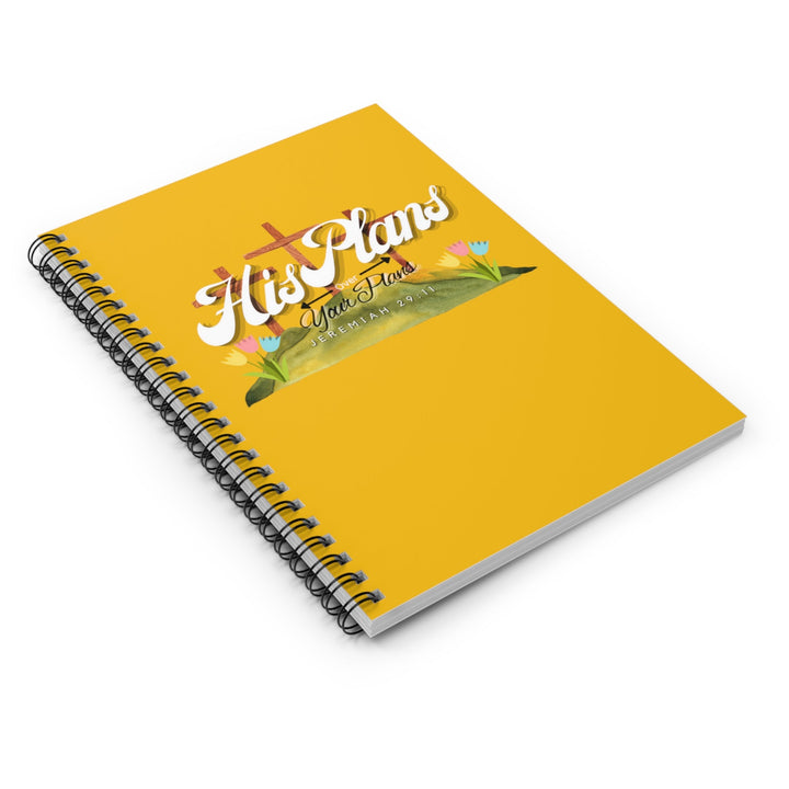 Yellow Spiral Notebook - Ruled Line - ADOREbyEller